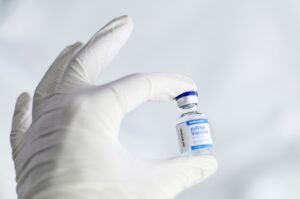 Flacond de vaccin ARN messager contre Covid 19
